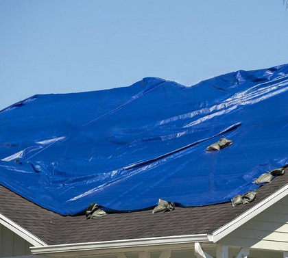 Notabdichtung mit Folie